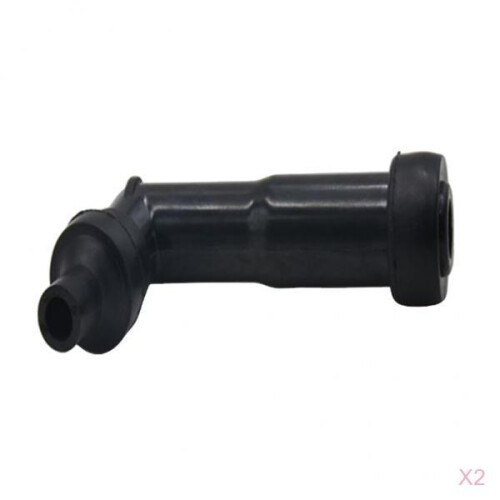2pcs Motorcycle Ignition Spark Plug Cap 102 Degree Resistor Cover XD05 2
