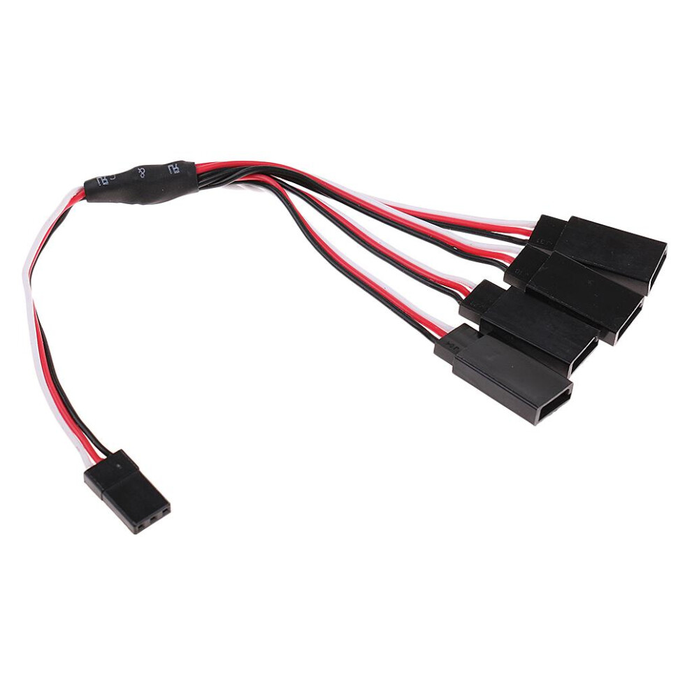 150Mm Triple 4-Way Servo Extension Y Cable Wire For Jr Futaba 6901423170278