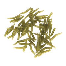 50pcs 20mm Carp Fishing Hook Sleeve Tube Hair Rig Line Aligner Sleeves