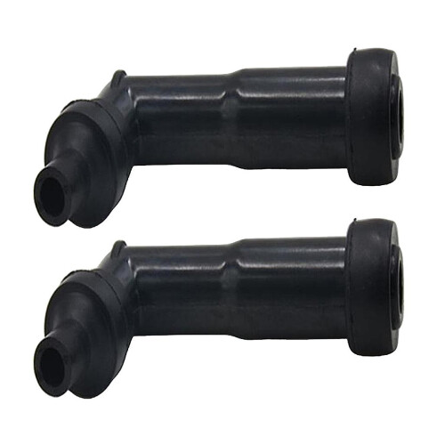 2pcs Motorcycle Ignition Spark Plug Cap 102 Degree Resistor Cover XD05 1