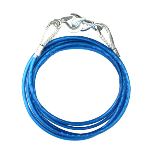 5M 7 Tons Car Tow Cable Towing Strap Rope for Hooks Emergency Heavy Du 2