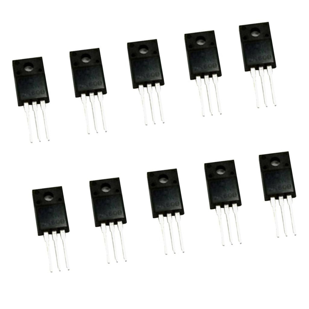 10Pcs 2A 600V Mosfet Field Effect Transistor To-220F 2N60 Power N-Chan 6901423167230