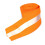 3 Meters Silver Reflective Tape Safty Strip Sew-on Lime Synth Fabric O 1