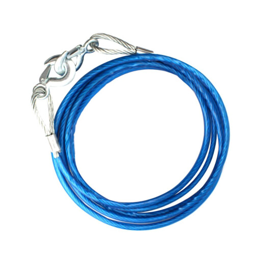 5M 7 Tons Car Tow Cable Towing Strap Rope for Hooks Emergency Heavy Du 1