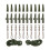 32pcs/set Carp Fishing Tackles Assorted Sizes Rolling Swivels Accessor 2