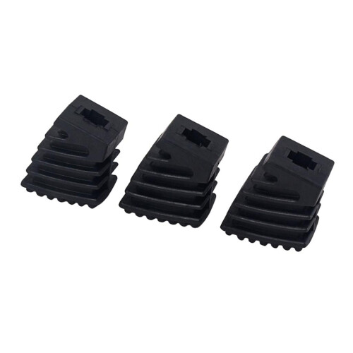 3 Pieces Drum Rack Rubber Feet Small Code for Drum Hardware Cymbal Sta
