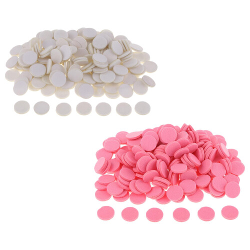400Pcs Small Essential Oil Aroma Diffuser Bracelet Refill Felt Pads