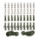 32pcs/set Carp Fishing Tackles Assorted Sizes Rolling Swivels Accessor 3