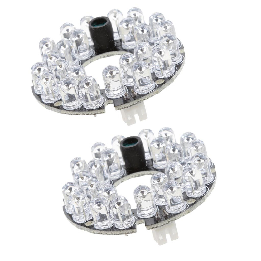 2 Packs 24 Infrared Ir Led 850Nm Board Module For Camera Surveillance Light 6901423167667
