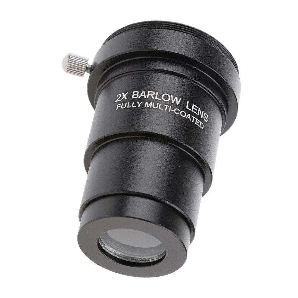1.25'' 2X Barlow Lens M42*0.75 Thread Multi-Coated For Telescopes Eyep 6901423166769