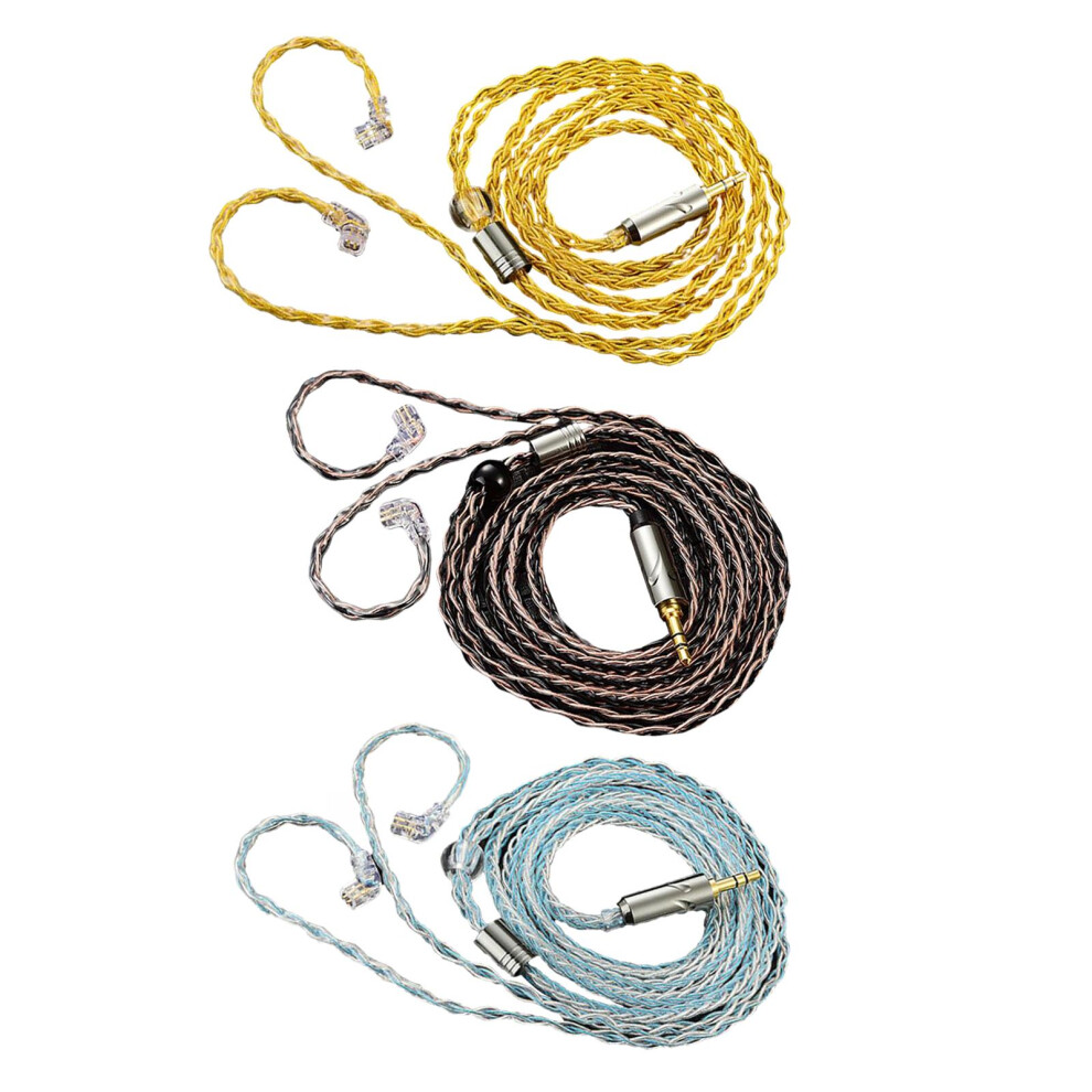 3Pcs Earphone Ofc Wire 2 Pin Connector Cable For Qkz Zxn Zxt Ak6 Pro 6901423168084