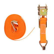 Heavy Duty 6 Meters 25mm Ratchet Tie Down Strap Webbing with Double J