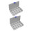 2pcs Plastic Clear Guitar Pick Plectrum Box Case 15 Grids Guitar Acces 3