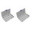 2pcs Plastic Clear Guitar Pick Plectrum Box Case 15 Grids Guitar Acces 2