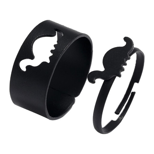 2x Matching Dinosaur Rings Set Stacking Animal Stackable for Wedding J 2