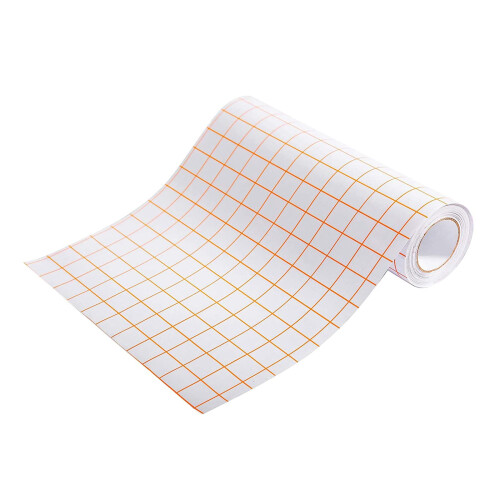 Vinyl Transfer Paper Tape Roll 12" x 79'' with Alignment Grid Decals W 2