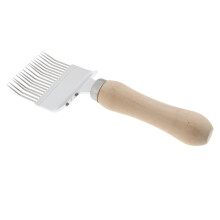 Beekeeping Honey Comb Stainless Steel Tine Uncapping Fork Beehive Scra