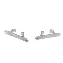 2 Pieces Stainless Steel Line Straight Fairlead Bow Chock Boat Cleat S