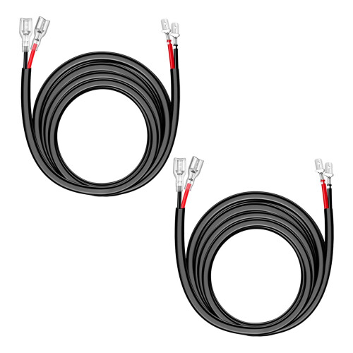 2 Pieces Extension Wiring Harness for Headlight Motorcycle Accessories