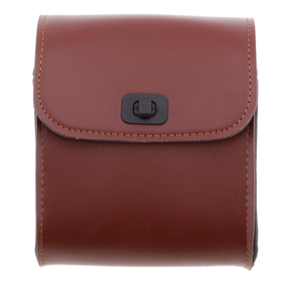 Motorcycle Saddle Bag Motorbike Bicycle Storage Tool Pouches Brown 6901423173538