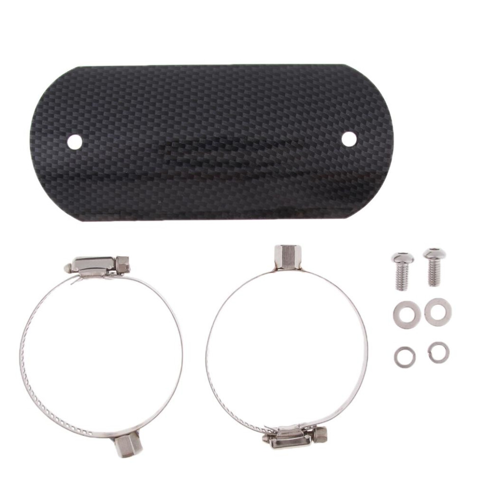 Motorbike Exhaust Muffler Pipe Heat Shield Cover Heel Guard For Black 6901423173668