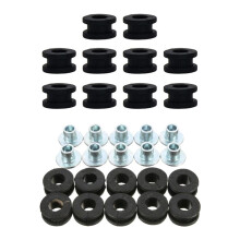 20 Motorcycle Rubber Grommets Bolt Pressure Relief Cushion Kit For Fai