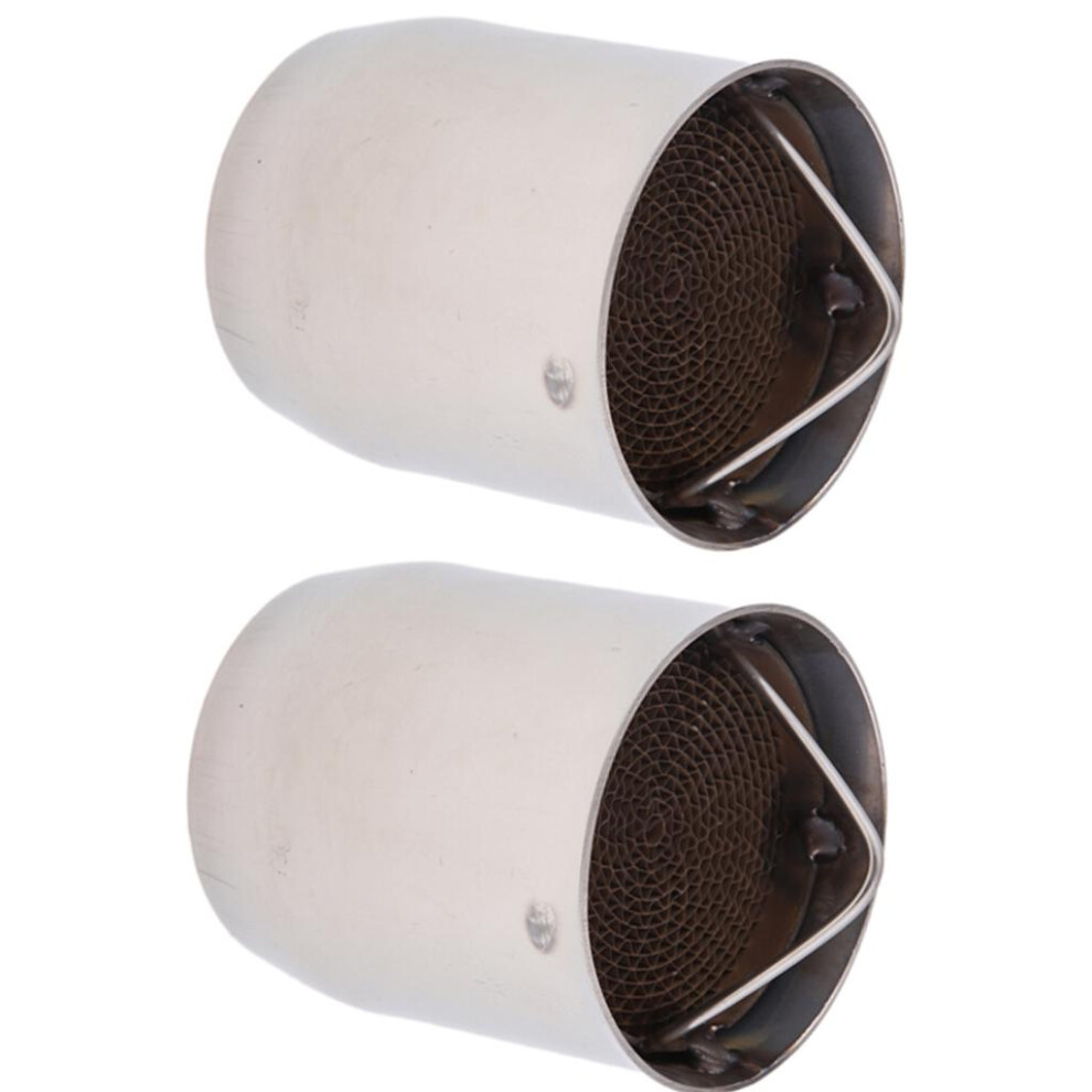 2 Pieces 60Mm Motorcycle Exhaust Pipe Can Db Killer Silencer Muffler B 6901423174474