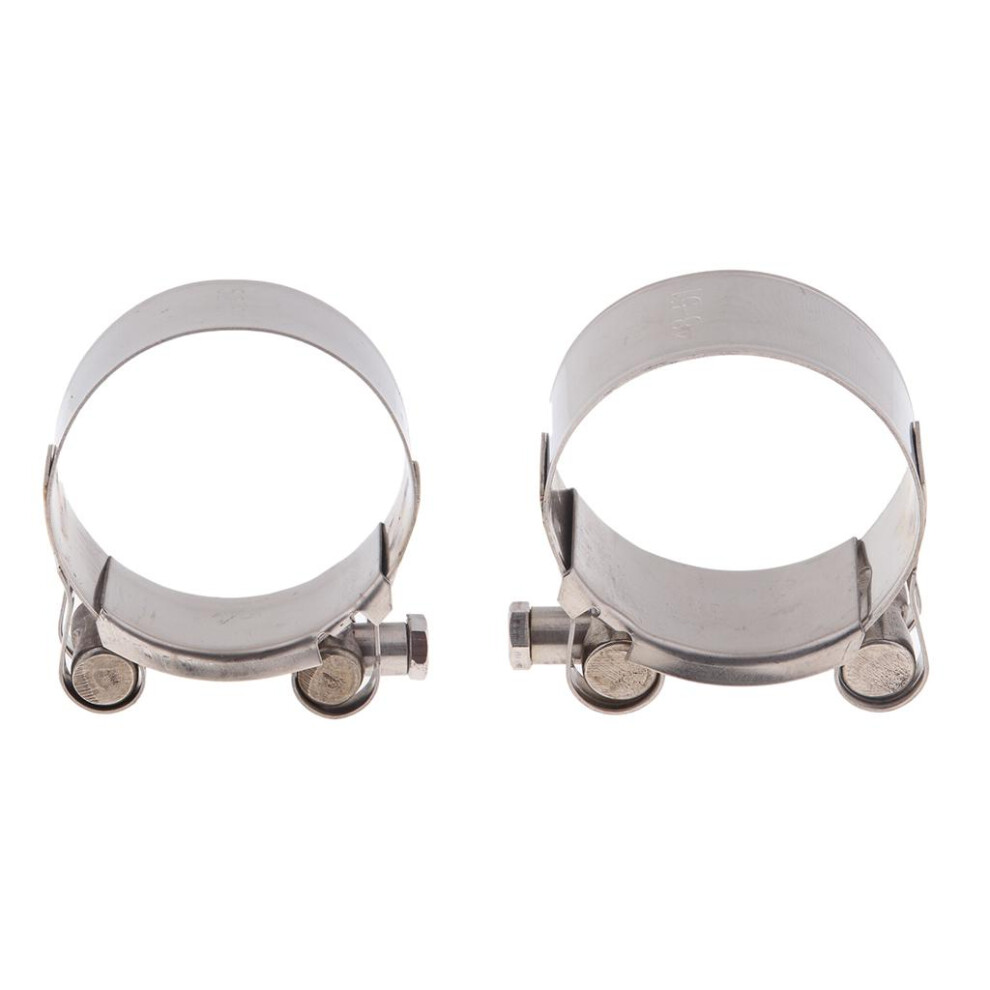48-51Mm/52-55Mm Stainless Steel Motorcycle Exhaust Pipe Clamp Muffler 6901423174245
