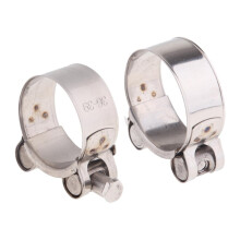 Exhaust Clamp Clip Stainless Steel Muffler Silencer Clamps 36-39mm & 4