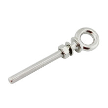 M6 x 60mm Stainless Steel Long Shank Eye Bolt for Washer and Nut