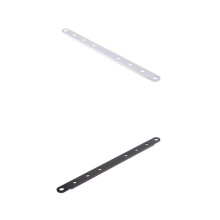 2pcs 12" Motorcycle Hanger Strap Universal Exhaust Muffler Drilled Bra
