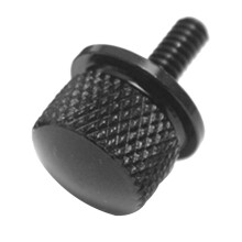 1/4" CNC Seat Mount Bolt Screw Cap For Dyna Sportster Black