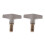 2Pcs Drum Cymbal Thread Wing Nuts Hand Knob Screw Replacement for Drum 1