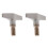 2Pcs Drum Cymbal Thread Wing Nuts Hand Knob Screw Replacement for Drum 3