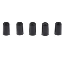 5 Pieces Black Rubber Endpin Tips Protector Non-Slip Mats for Cello