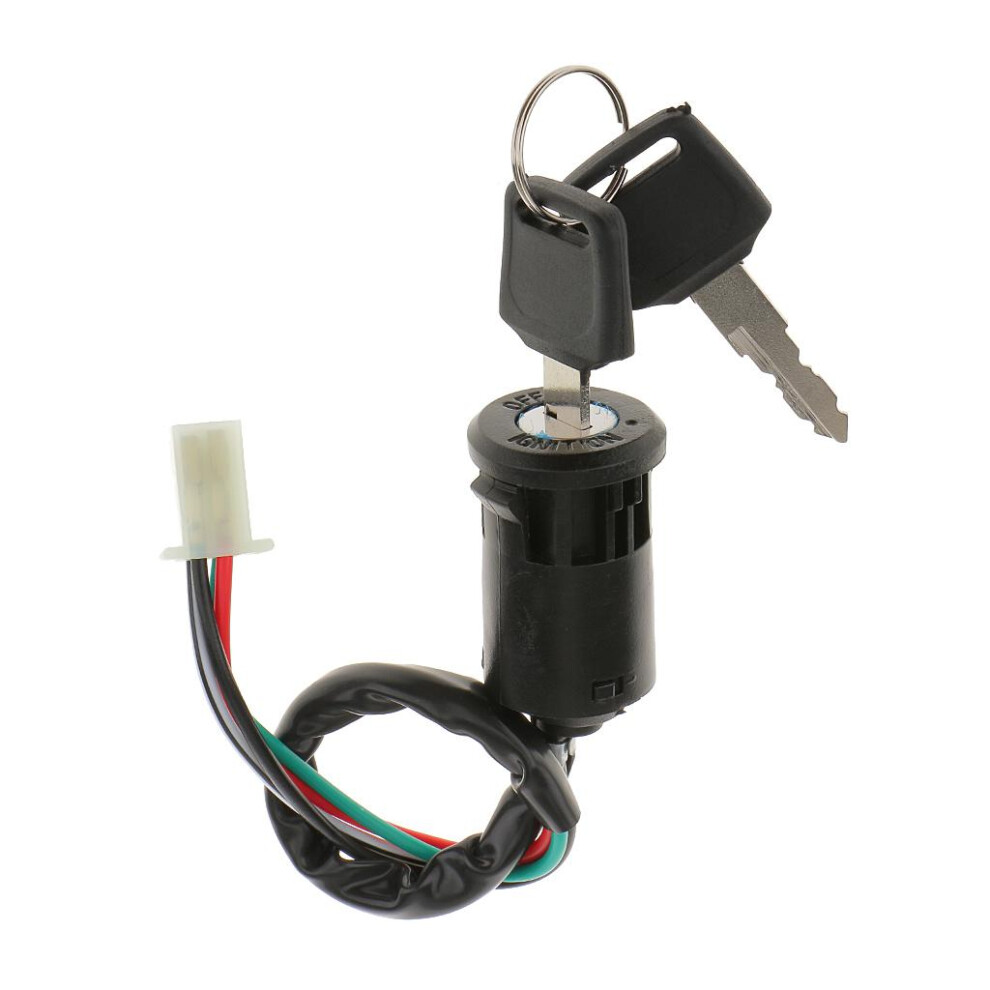 4 Wire Ignition Key Barrel Switch For 110-250Cc Pit Quad Dirt Bike Atv 6901423176911
