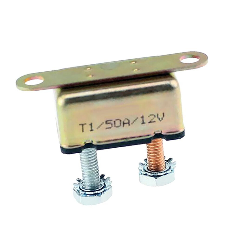 Auto Reset Circuit Breaker 50 Amp 12V-28V Fuse Dual Battery Car Carava 6901423176508