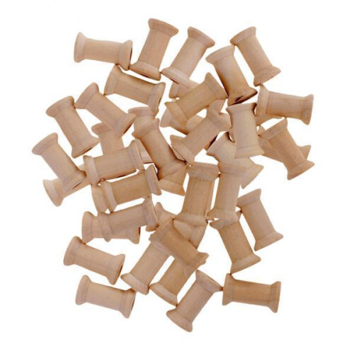 3x50 Pieces Vintage Wooden Sewing Tools Empty Thread Spools Sewing Not