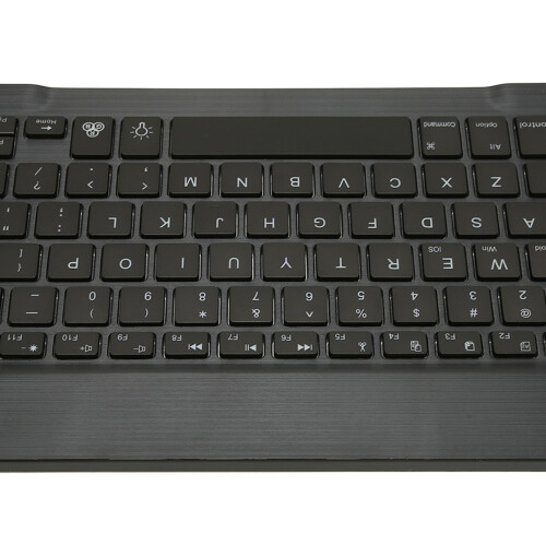 RGB Backlit Wireless Bluetooth Keyboard 78 Keys, Black, IOS/Android/Win 2