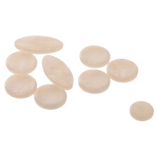 Set of 9 Pieces Saxophone Key Buttons Inlays for Alto/Tenor/Soprano Sa