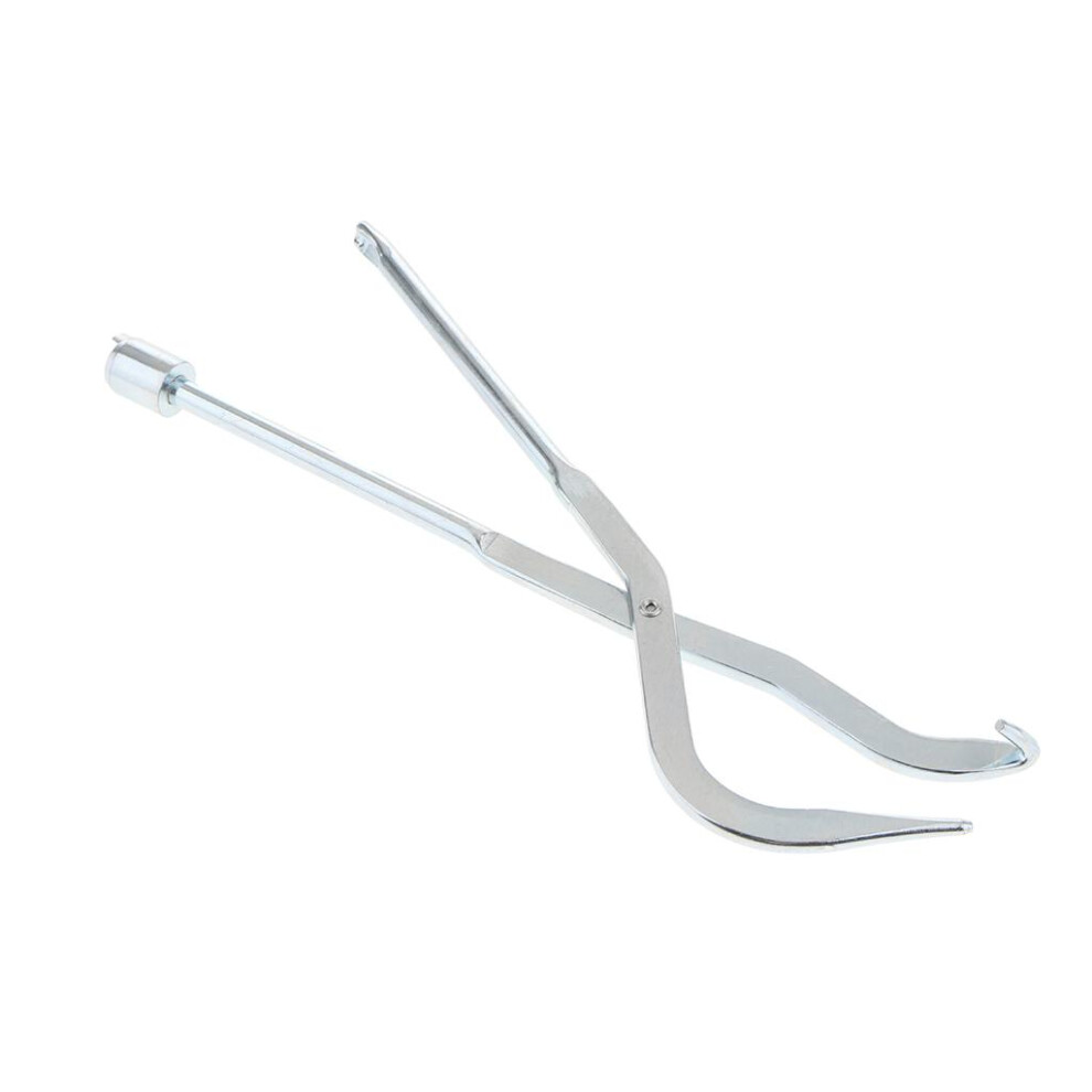 Seperator Type Brake Drum Shoe Return Spring Removal Pliers Silver 6901423177277