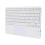 Wireless White Bluetooth Keyboard with Touchpad 78-Key Slim Compact for Laptops 1