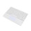 Wireless White Bluetooth Keyboard with Touchpad 78-Key Slim Compact for Laptops 3