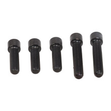 5 pièces de vis de dérailleur M4 3x13,5 mm et 2x20 mm noires