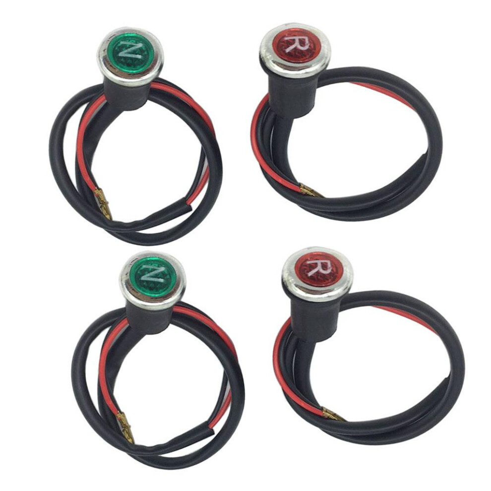 2Pack 12V Neutral Reverse N/R Indicator For 110Cc 125Cc Atv Moto Light 6901423177338