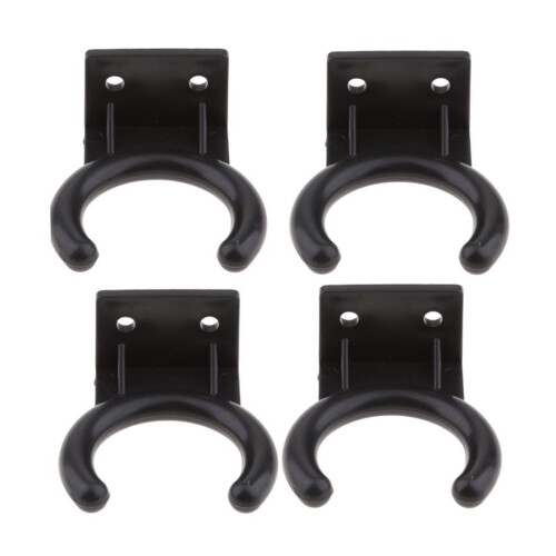 4Pcs Universal Wired Microphone Hook Holders Wall Stands Hanger