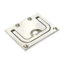 Stainless Steel Lift Handle Ring Pull Latch Flush Mount Deck Hinge