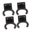 4Pcs Universal Wired Microphone Hook Holders Wall Stands Hanger 3