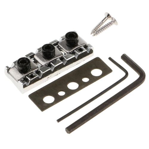 Electric Guitar Locking Nut String Lock Silver 2