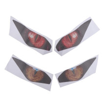 4x Motorcycle Accessories Eyes Headlight Sticker Headlamp Kit for kawa